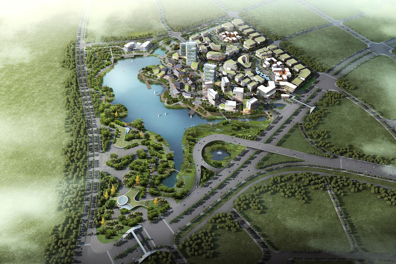 Detailed 3D-printed architectural city model showing layered precision and quality